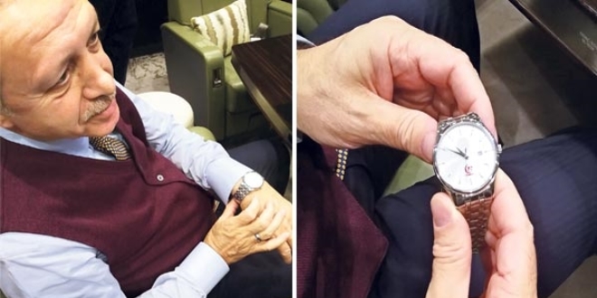 Cumhurbaşkanı Erdoğan'ın kolundaki saatin hikayesi
