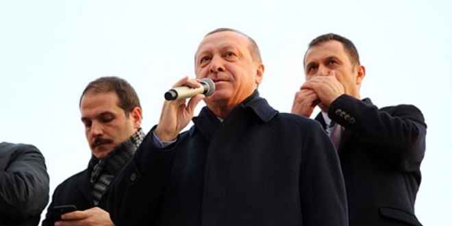 Cumhurbakan Erdoan: Tek silahlar, iftira