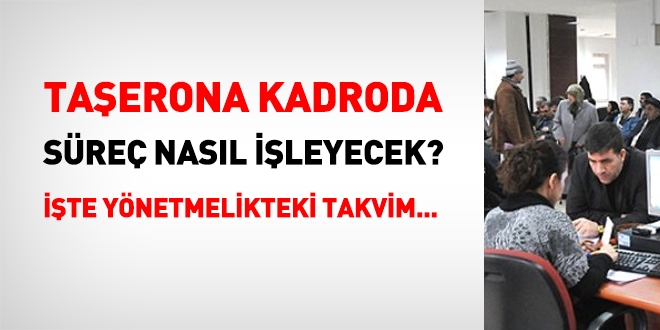 Taşerona kadro 2 Nisan'a kadar verilecek
