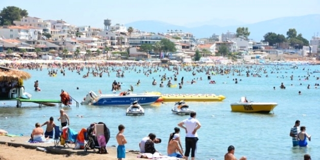 Bodrum sahillerinde yeni yıl yoğunluğu