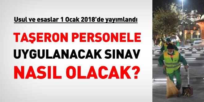 Taeron personele uygulanacak snav nasl olacak?