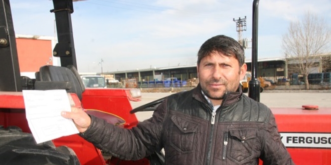 Afyonkarahisar'daki traktre FSM'den HGS ihlali cezas geldi