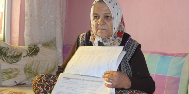 Yaşlı kadına eski damattan 150 bin TL borç!