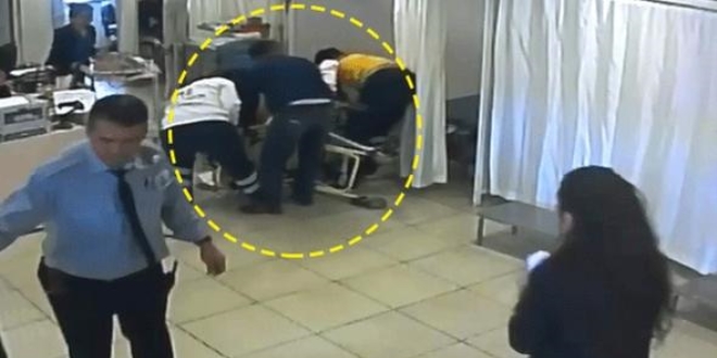 Acil'de sedyeden düşürülen hasta öldü