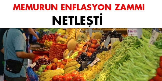 Memurun enflasyon zamm netleti