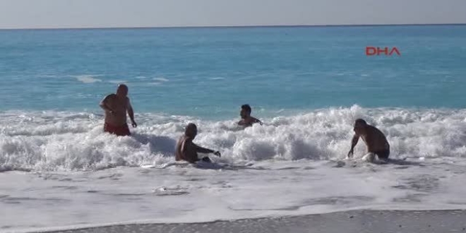 Fethiye'de ocak ay�nda deniz keyfi
