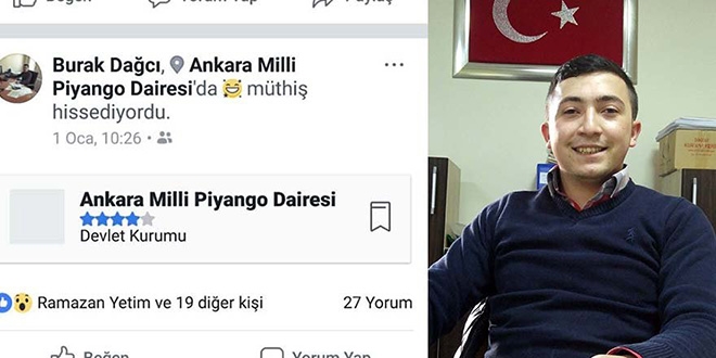 Sosyal medyadaki payla��m�ndan pi�man oldu!