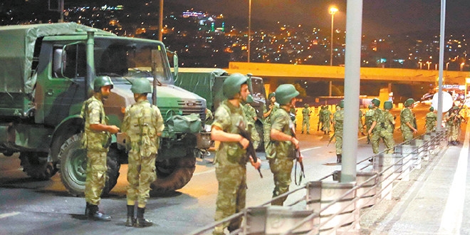 15 Temmuz'da ve sonrasında ordu