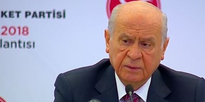 Bahçeli: MHP, 2019'da Erdoğan'ı destekleyecek