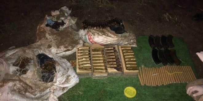 Hakkari'de terör örgütüne ait mühimmat ele geçirildi