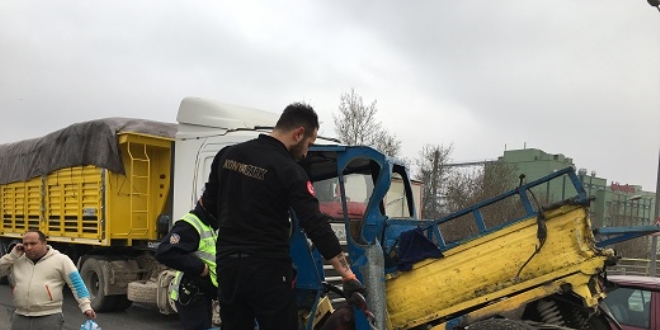 Konya'da trafik kazaları: 1 ölü, 2 yaralı
