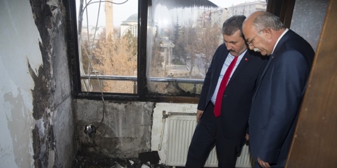 Kamu-Sen, BBP'ye 'geçmiş olsun' ziyaretinde bulundu