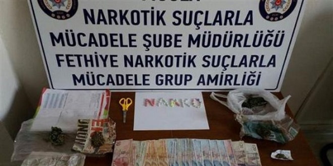 Okul hizmetlisi uyuşturucu ticaretinden tutuklandı
