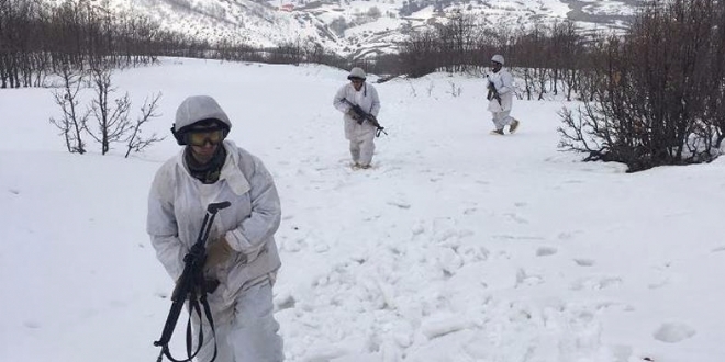 Tunceli'de teröristlere kış darbesi