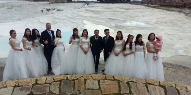 Pamukkale, �inli gelinlerle d�nyaya tan�t�lacak