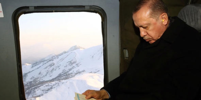 Erdoğan'ın helikopteri Yozgat'a inemedi