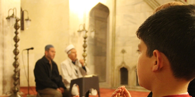 Sultanahmet Camii'nde Mehmetik'e zafer duas