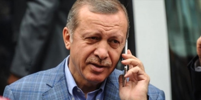 Erdoğan, Fransız mevkidaşı Macron ile görüştü
