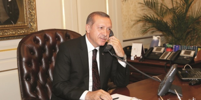 Cumhurbaşkanı Erdoğan, Trump ile görüştü
