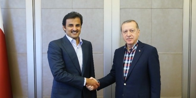 Cumhurbaşkanı Erdoğan, Katar Emiri görüştü
