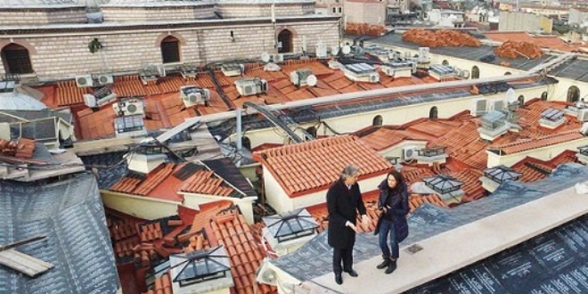 Kapalıçarşı'da restorasyon ve izolasyonun çalışmaları devam ediyor