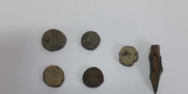 İş yerinin altından tarihi eser çıktı