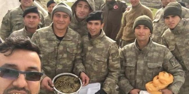 Valilik'ten 'askere yaprak sarması' açıklaması