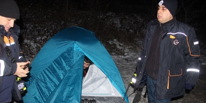 Ailelerinden habersiz kampa giden 6 genci, AFAD buldu