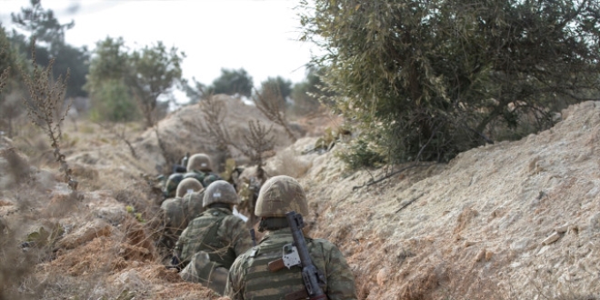 PYD/PKK terr rgt mensubu bir kii esir alnd