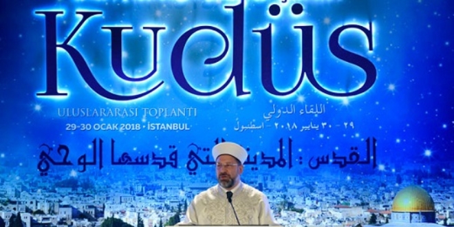 Erbaş: Kudüs ilelebet Filistin'in başkentidir
