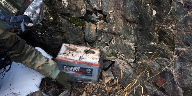 Tunceli'de PKK'nın kullandığı 2 sığınak imha edildi