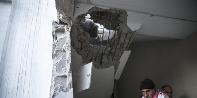 Terr rgt PYD/PKK'nn saldrd evlerde onarm almalar sryor