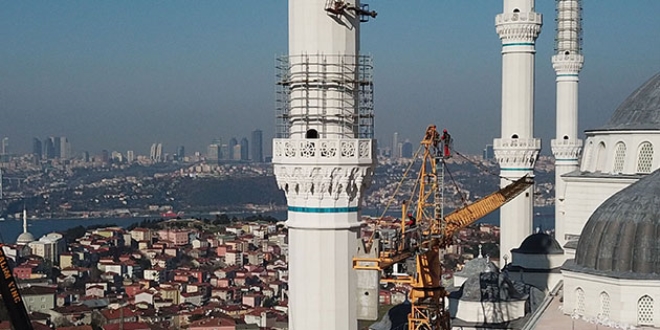 Çamlıca Camii'nde sona yaklaşılıyor
