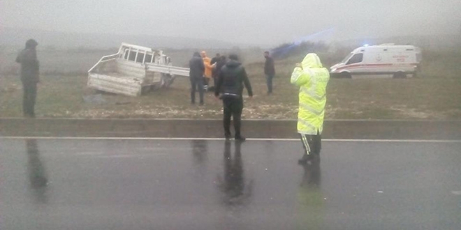 Tekirdağ'da trafik kazası: 7 yaralı