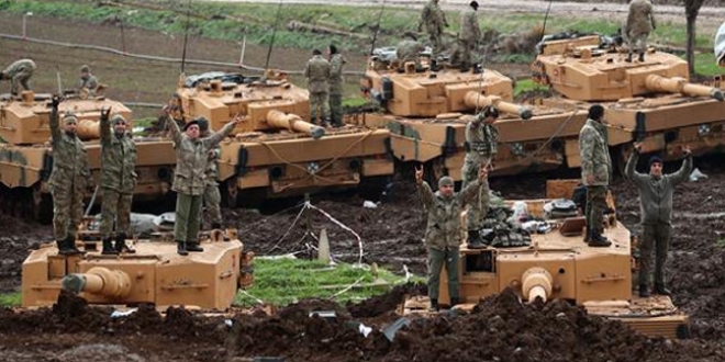 TSK: Afrin Kuri Tepe'de 1 asker ehit oldu