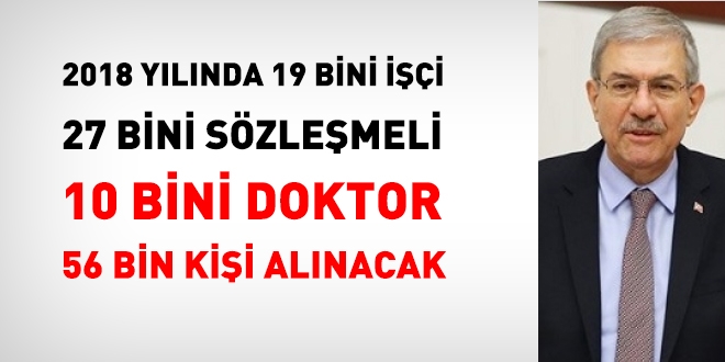 Sağlık Bakanı: Doktor, ebe, hemşire 56 bin kişi alacağız