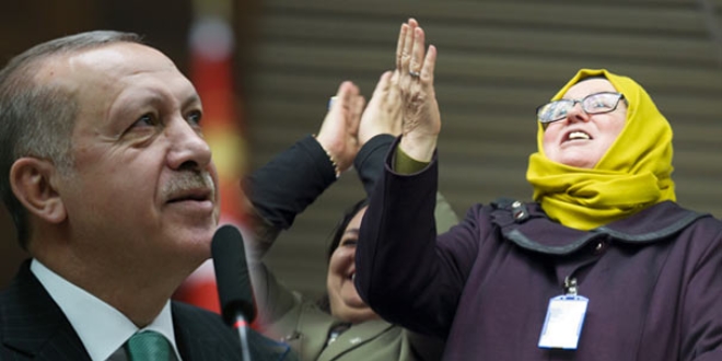 Erdoğan'nın sözünü türkü ile kesti