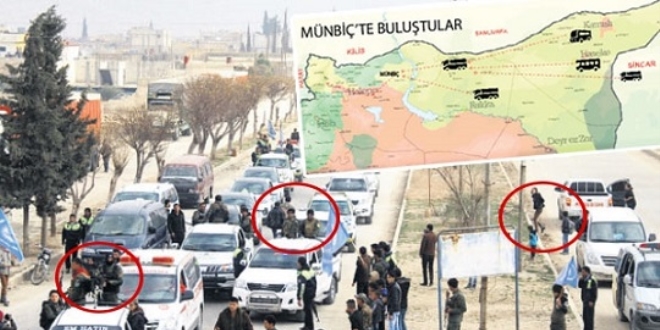 Afrin'de terör konvoyu!