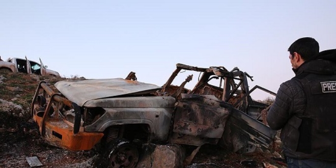 Afrin'de intihar saldırısı girişimi tank atışıyla engellendi