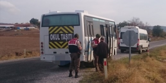 Okul servisi s�r�c�s� alkoll� ��kt�