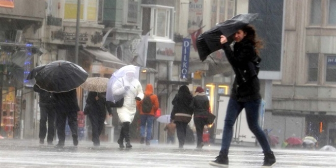 Meteorolojiden kuvvetli rüzgar ve fırtına uyarısı