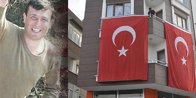 Erdo�an'dan �ehit ailesine taziye telgraf�