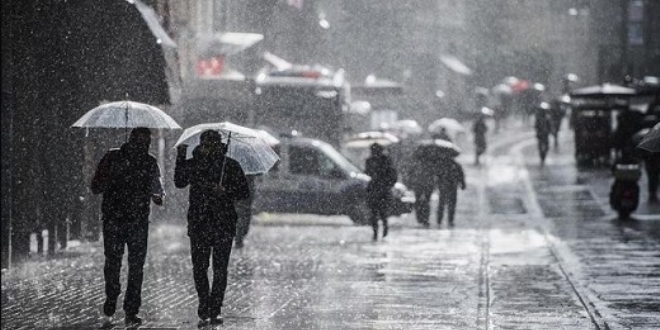 Meteoroloji'den kuvvetli yağış uyarısı-haritalı