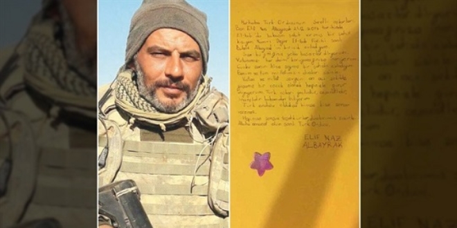 'El Bab Fatihi'nin kızından Mehmetçiğe ağlatan mektup