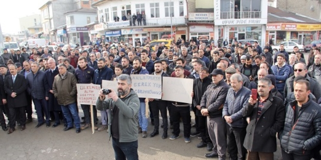 Altın madeni işçilerinden 'ücretsiz izin' tepkisi