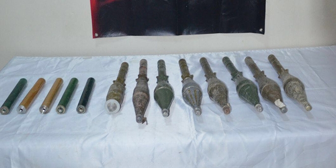 Van'da toprağa gömülü 7 antitank roketi ele geçirildi