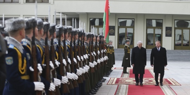 Başbakan Yıldırım Belarus'ta