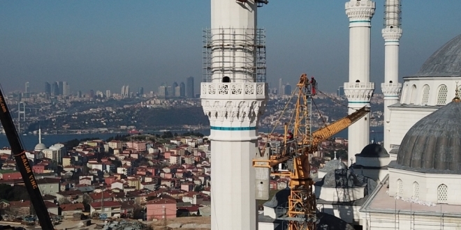 Çamlıca'da yapılan caminin yüzde 90'ı tamamlandı
