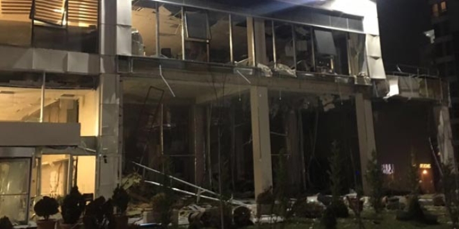 Başkent'te vergi dairesinde fabrikasyon tipi askeri patlayıcı kullanılmış