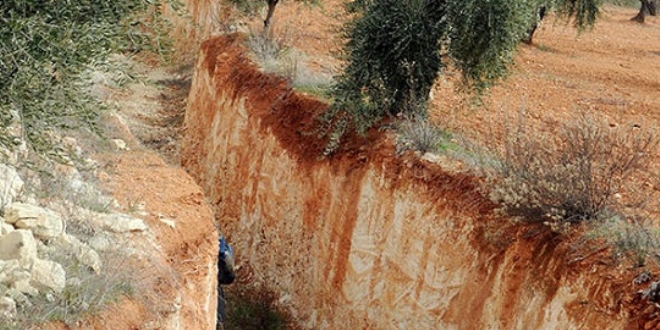 Afrin'deki 5 kilometrelik tnel byle grntlendi